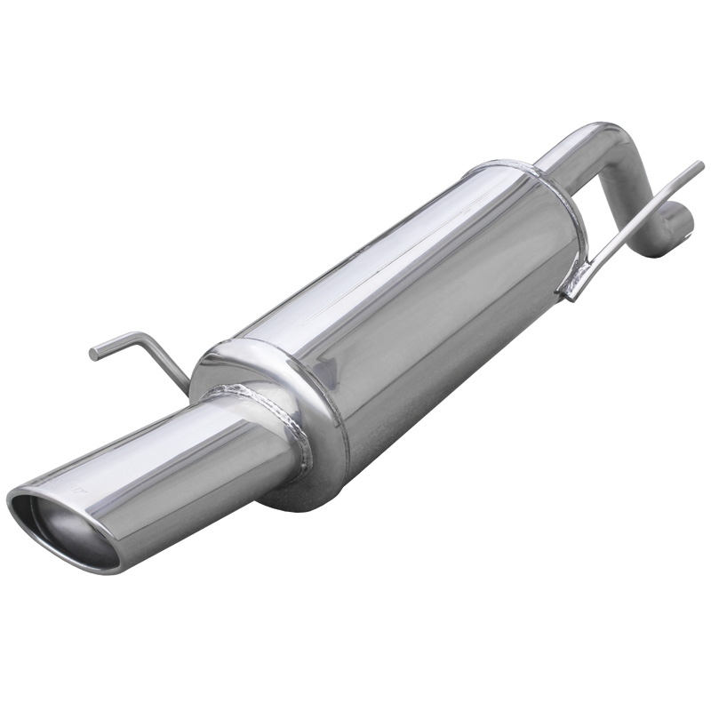 100% Inox Échappement Sport sur mesure pour Fiat Grande Punto 1.4T-Jet (155cv) 2007- 120x80mm (Ø60mm)