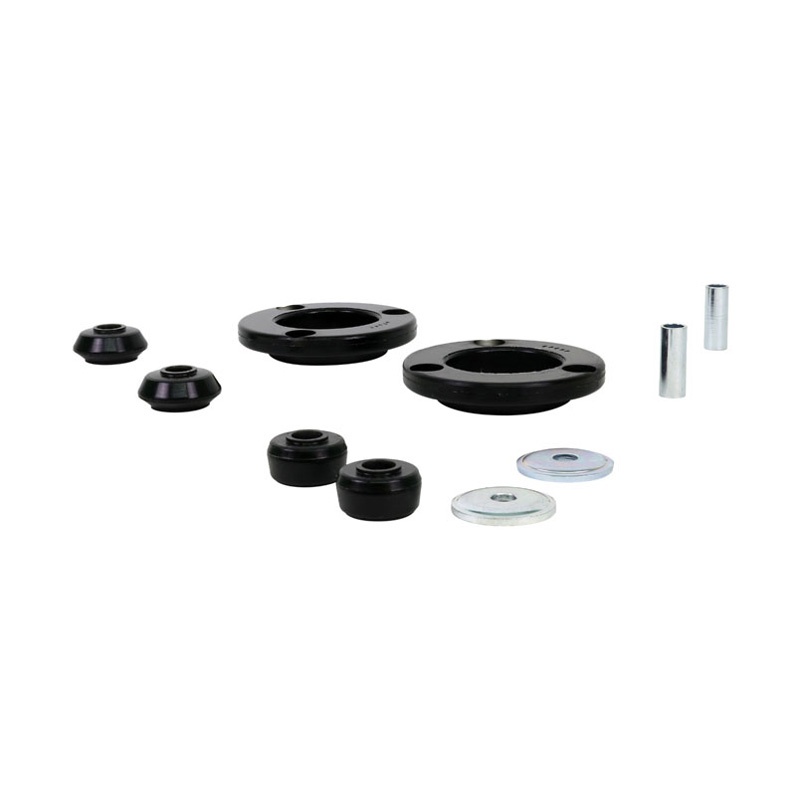 Whiteline Fixation de jambe de suspension - Bushing sur mesure pour Nissan Navara Platform/Chassis D23/NP 300 Navara D23/D40/Pathfinder III R51/Xterra N50/Equator Pickup 2005-