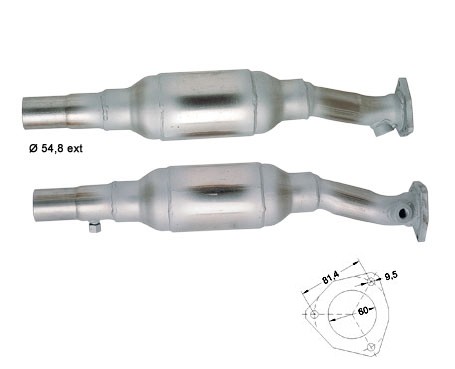 VW PASSAT 35i 2.0i 1984 cc 85 Kw / 115 cv 2E Magnaflow CAT Bouwj