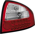 Feux arriere LED rouges/blanc Audi A6 97-04