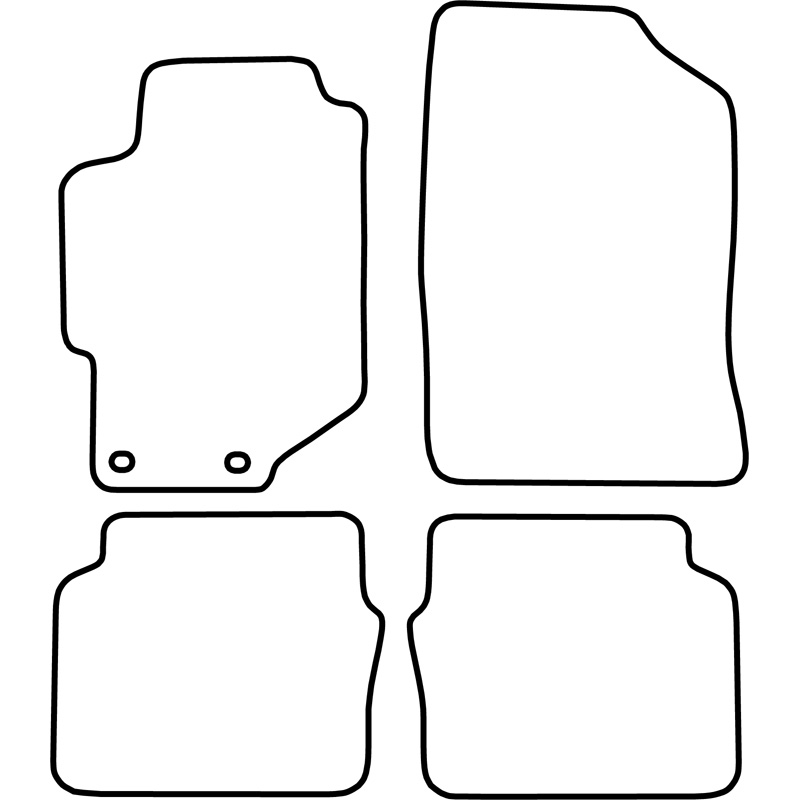 Set de tapis de sol sur mesure pour Honda Accord 1998-2001