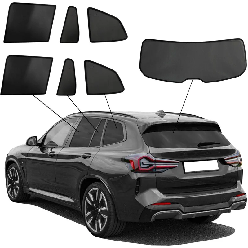 SunClip Protection visuelle & solaire sur mesure pour BMW X3 (G01) 2017- & iX3 (G08) 2020-