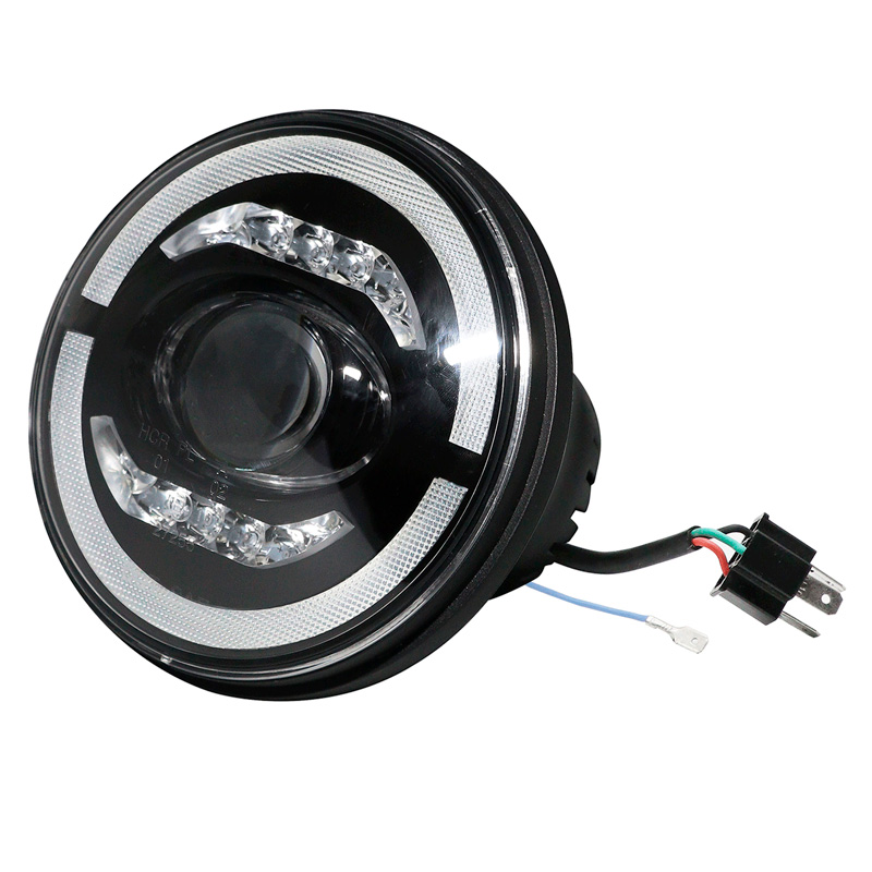 Set de Phares LED sur mesure pour Hummer/Jeep/Land Rover/Mazda/Volkswagen divers modèles - Noir