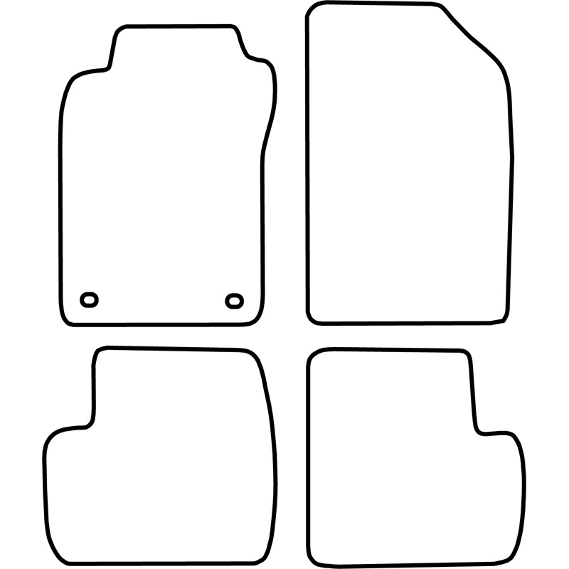Set de tapis de sol sur mesure pour Toyota Avensis 1997-2003