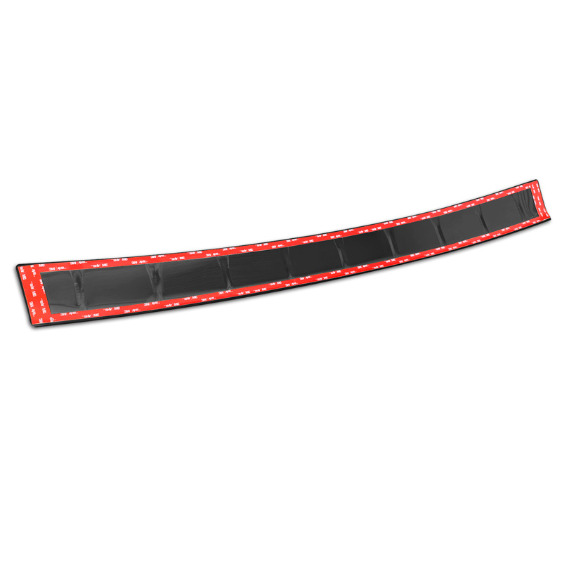 Protection de seuil arrière inox noir sur mesure pour Mercedes Classe-E (S214) Estate 2023- 'Ribs'