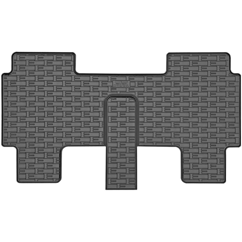 CIKCAR Set tapis de caoutchouc sur mesure pour Volkswagen ID.Buzz Bus Personal (chassis longue) 2022- (rangée de sièges second) (1-pièce)