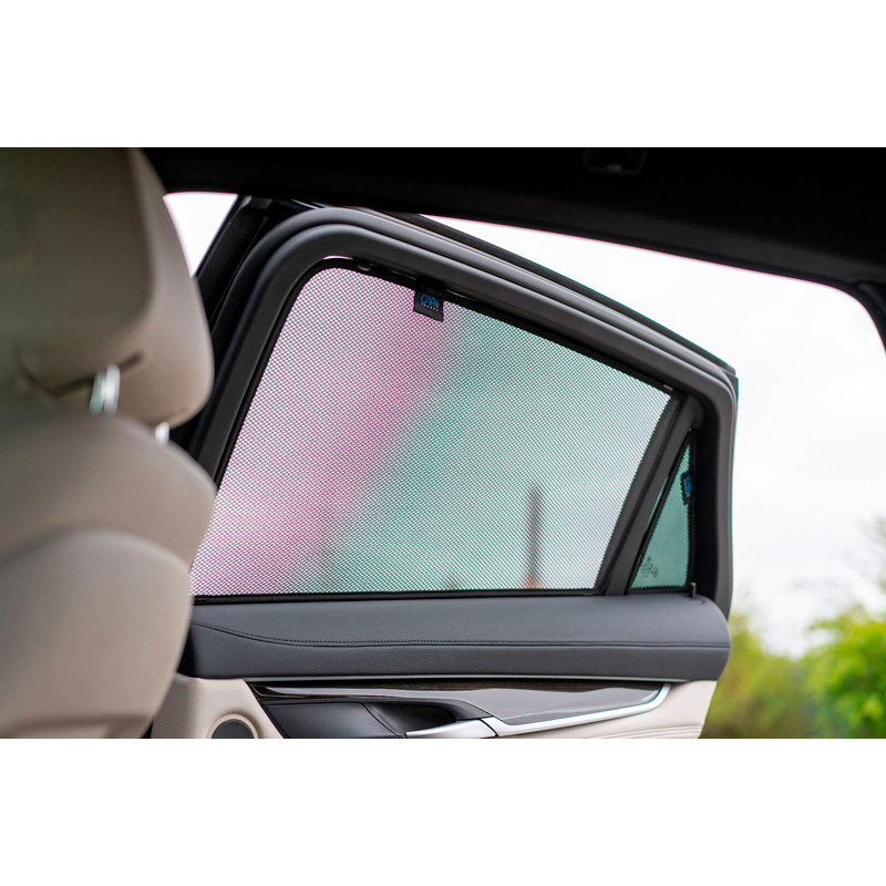 Set de Car Shades (portes arrières) sur mesure pour BMW X6 F16 5 portes 2014-2019 (4-pièces)