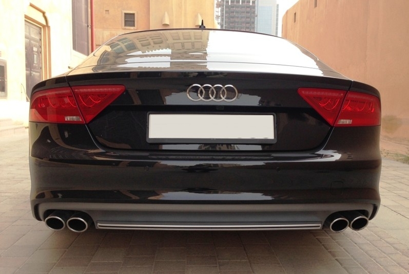 Diffusor Audi A7 S7 Look incl. Sierstukken