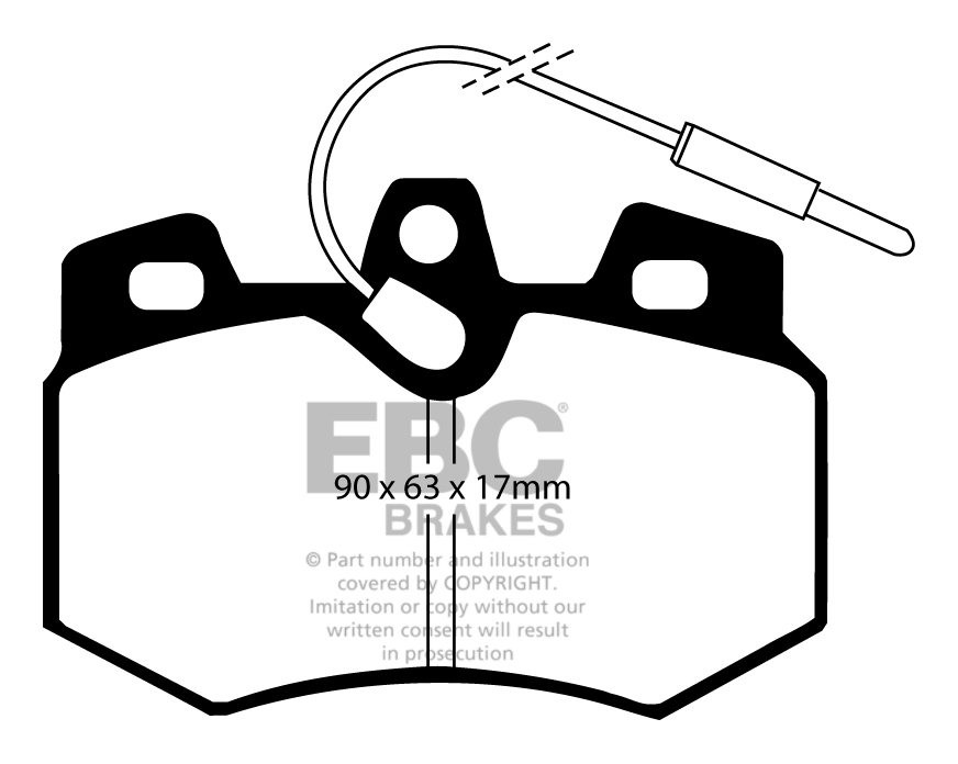 EBC Brakes PEUGEOT 205 1.6 GTi 84-93 Remblokken voorzijde