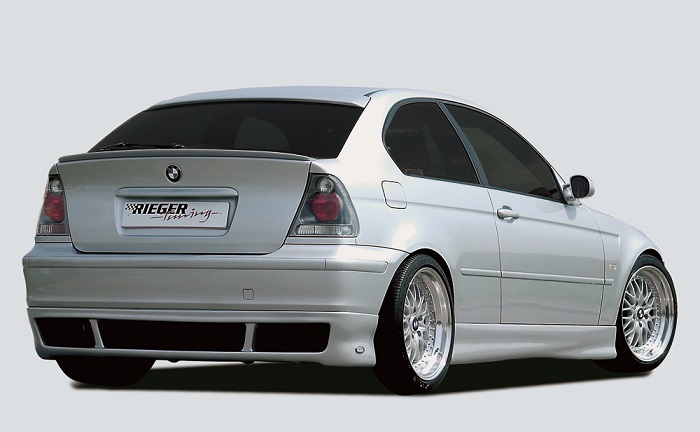 Achterbumperaanzet BMW E46 compact Rieger