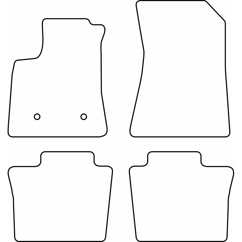 Set de tapis de sol sur mesure pour Renault Rafale E-Tech Full Hybrid 2023-