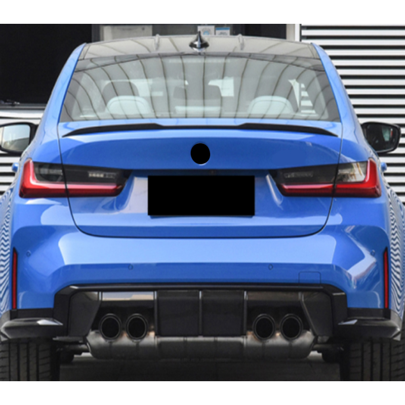 Spoiler arrière sur mesure pour BMW Série 3 G20 Sedan 2019- (ABS Noir Luisant)