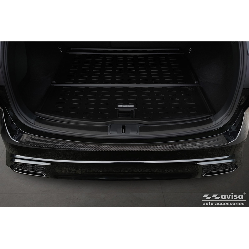 Protection de seuil arrière carboné 3D sur mesure pour Lexus RX V (AL3) 2022-