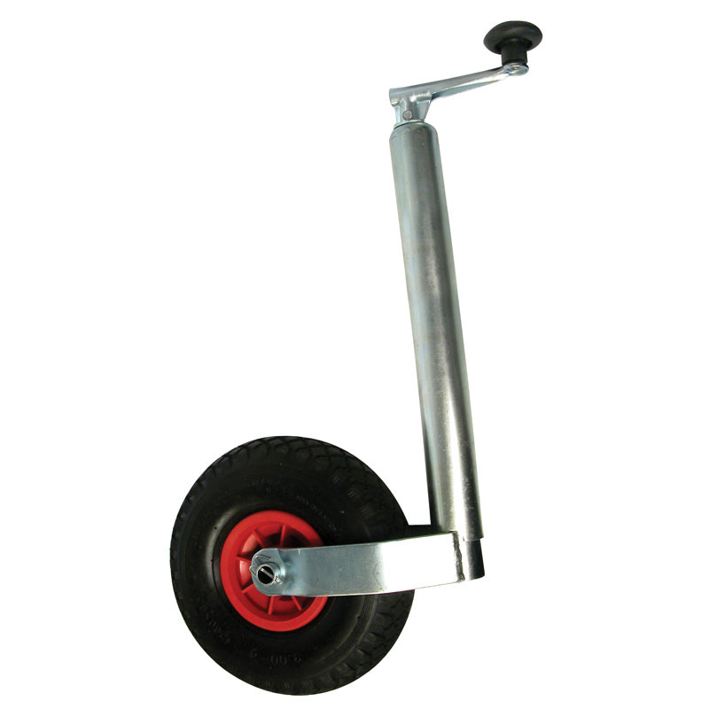 Carpoint Roue Jockey pour Remorque Ø 48mm avec Pneu Gonflable