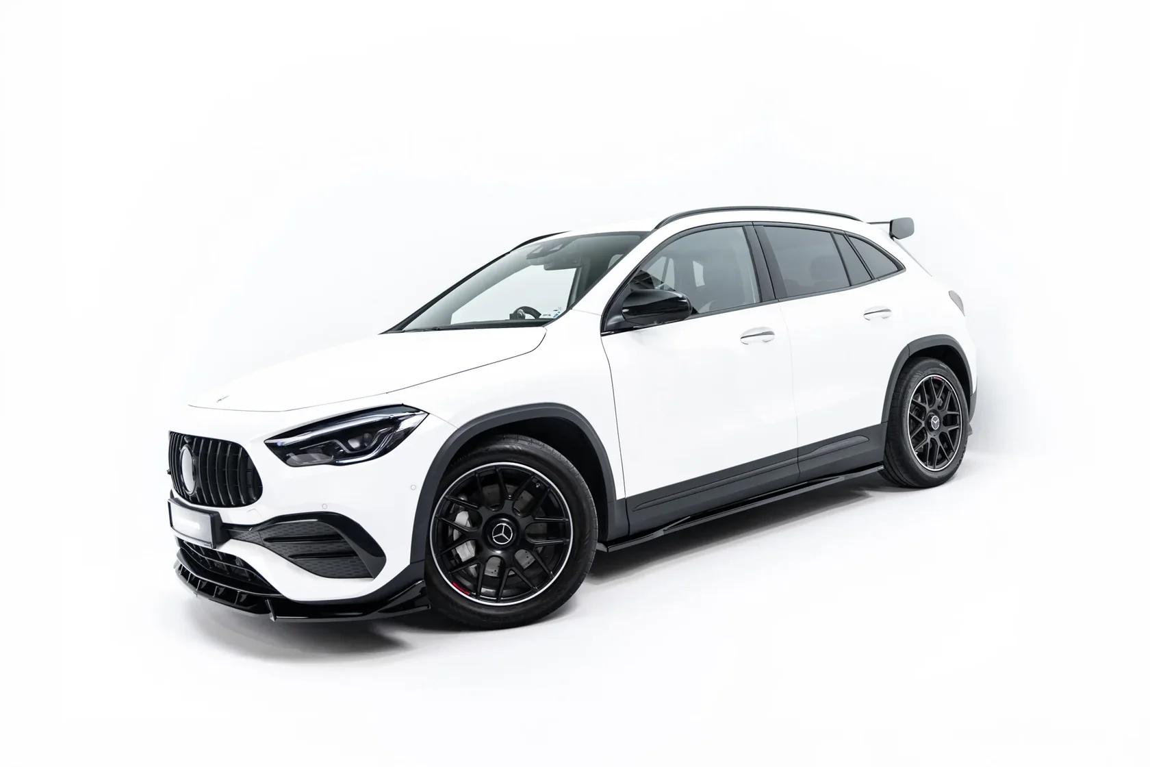 Zijskirts Mercedes-AMG GLA 35 H247 Glans Zwart