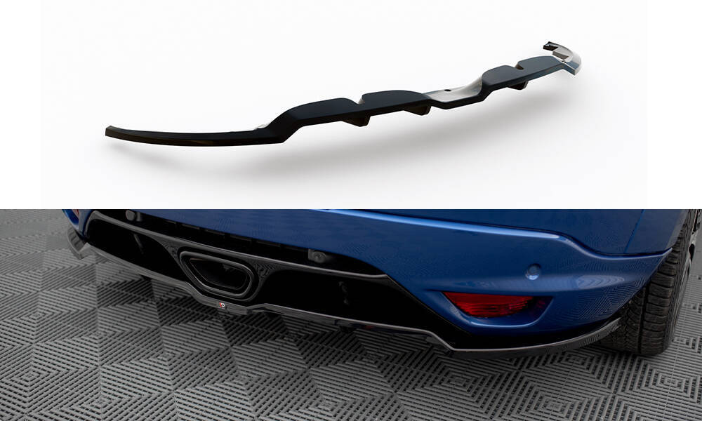 Diffuser Renault Megane RS Mk3 Maxton Glans Zwart