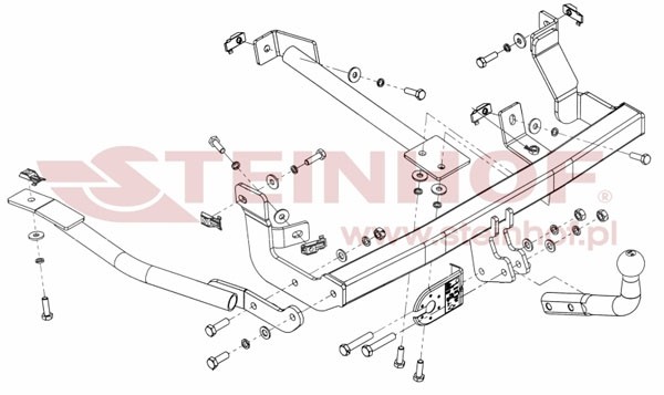 Trekhaak Peugeot 806 1994-2002
