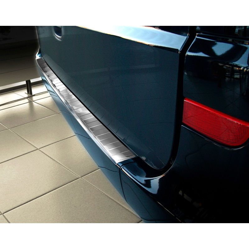 Protection de seuil arrière inox sur mesure pour Mercedes Vito / Viano 2003-2014 'Ribs'