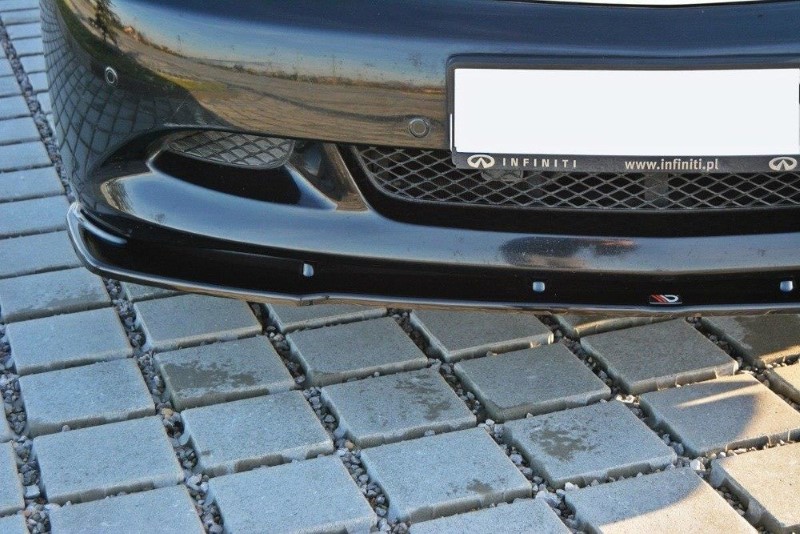 Voorspoiler Infiniti G37 Sedan V.1 Glanzend Zwart