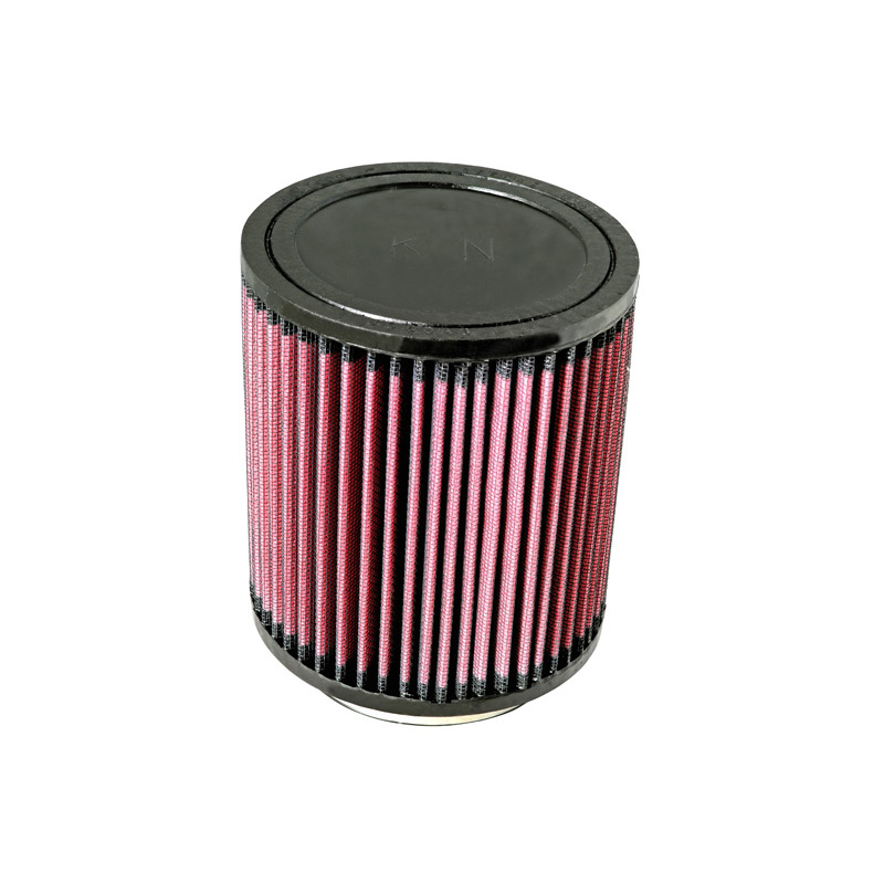 K&N Filtre à Air Universel Cylindrique 89mm raccordement, 127mm diamètre, 143mm hauteur (RU-5114)