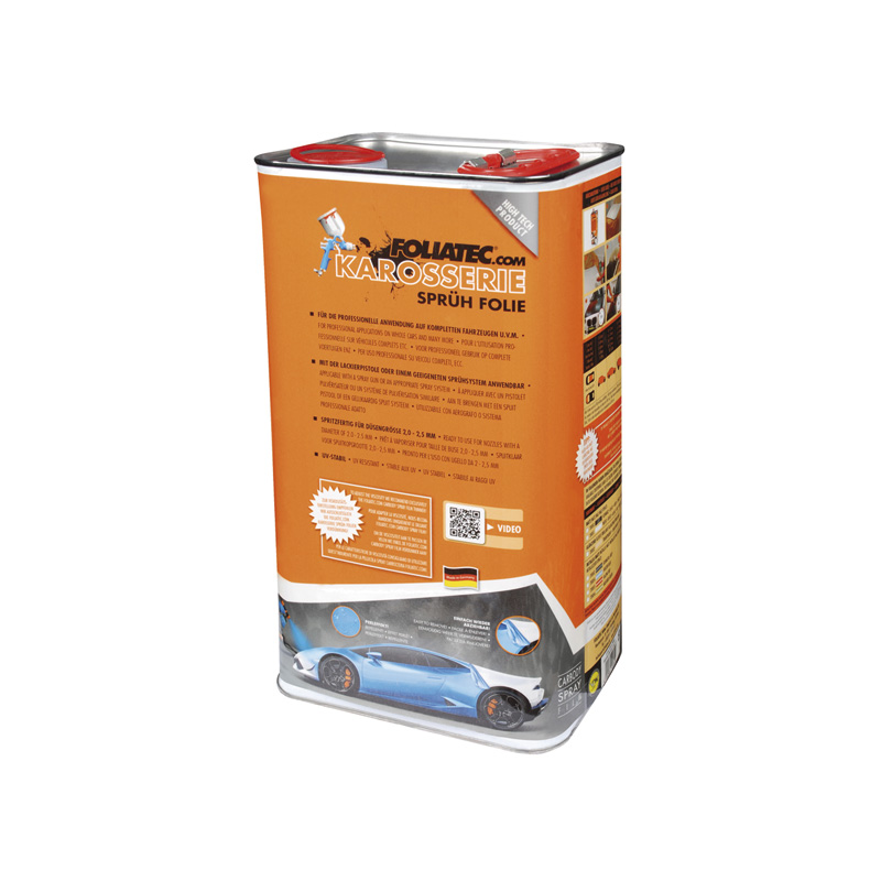 Foliatec Car Body Spray Film (à vaporiser) - transparent brillant 1x5litre bidon