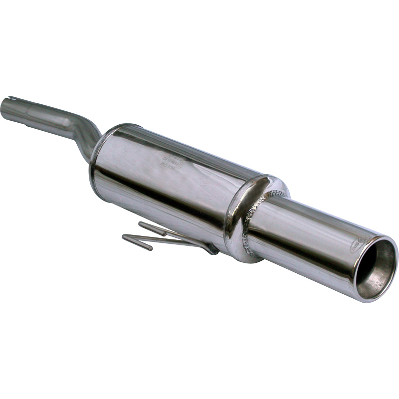 100% Inox Échappement Sport sur mesure pour Fiat Punto (176) 1.2 16v 102mm