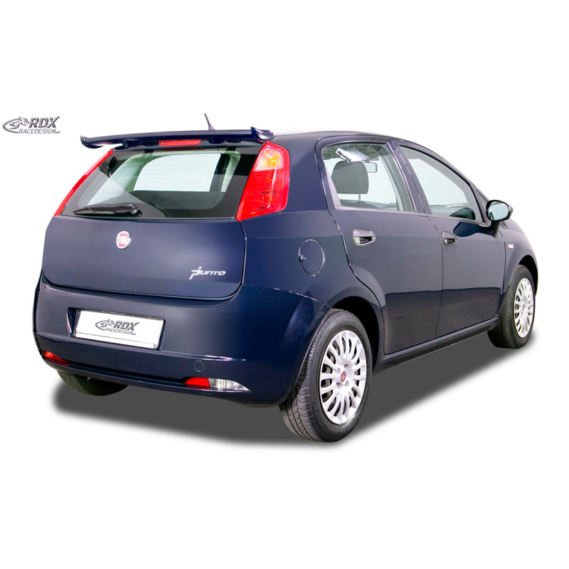 Jupes latérales 'Slim' sur mesure pour Fiat Grande Punto 2005- & Punto Evo 2009- (ABS noir luisant)