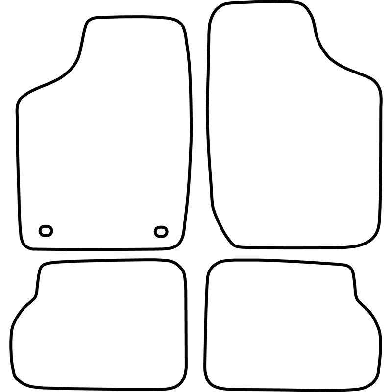 Set de tapis de sol sur mesure pour Opel Corsa A 1982-1993