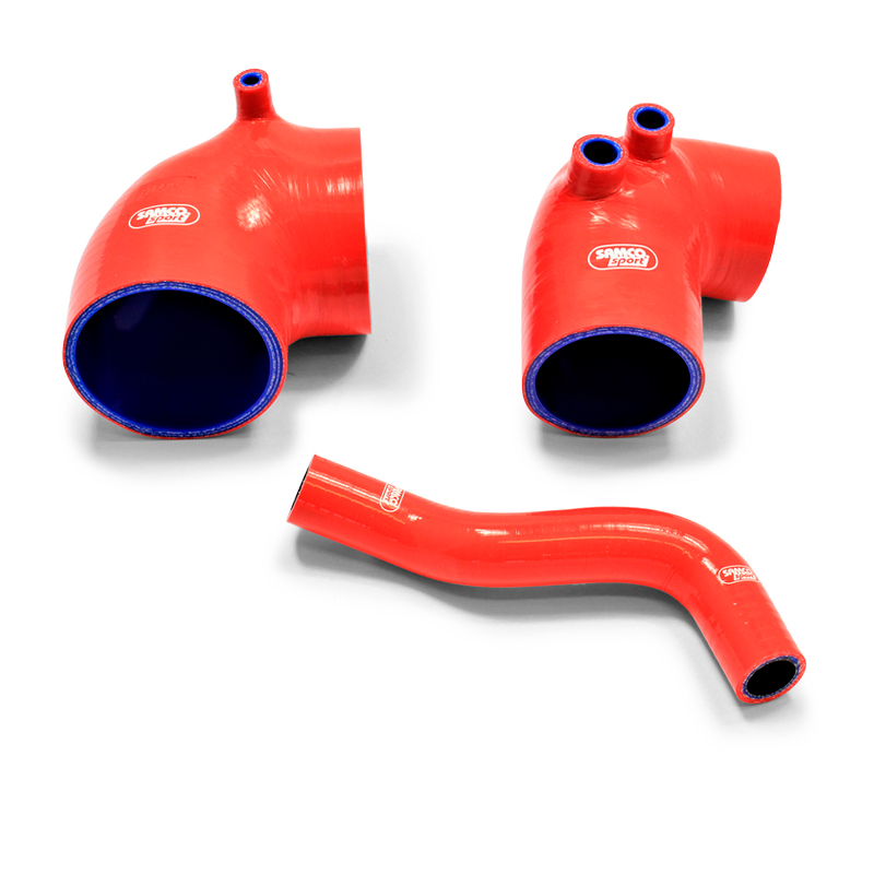 Samco Kit Durites sur mesure pour Subaru Impreza Turbo GC8 Version 1/2 1992-1996 - 3-pièces - Tuyau d'Admission - Bleu