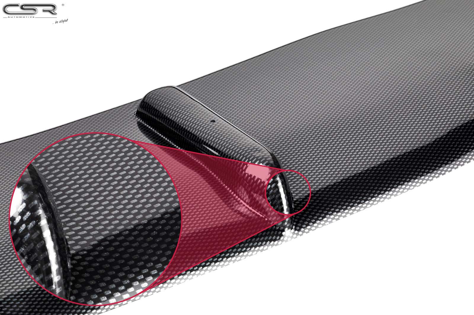 Voorspoiler VW Golf VII R Carbon Look