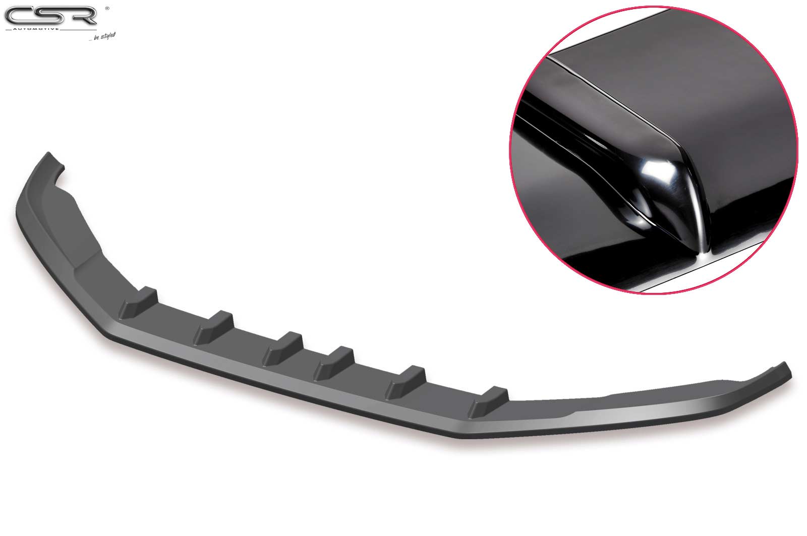 Voorspoiler Volkswagen Scirocco R-Line CSR Glans Zwart