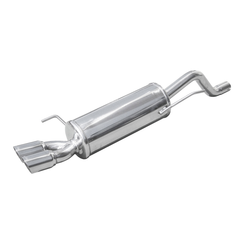 100% Inox Échappement Sport sur mesure pour Fiat Grande Punto (199) 1.4 Turbo T-Jet 120cv 2007- Ø 50 2x70mm Racing