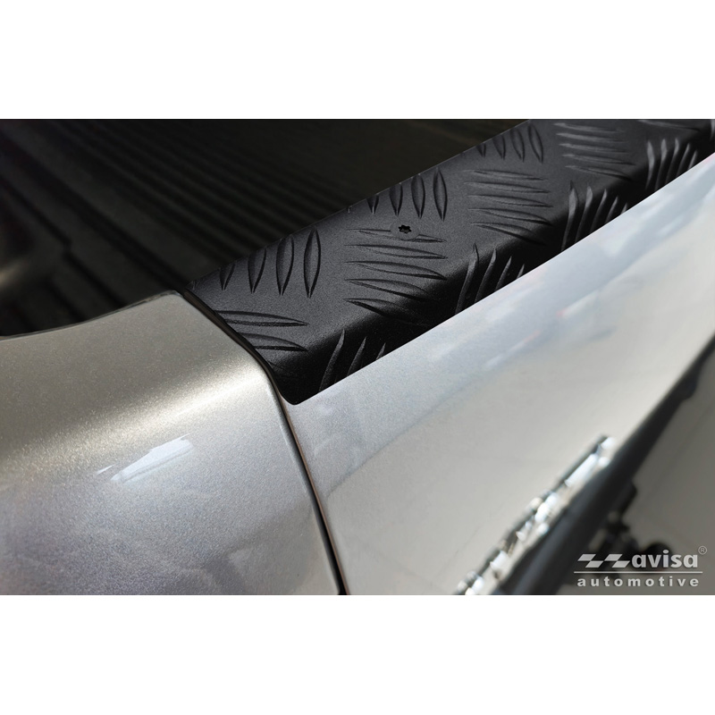 Avisa Protection de hayon arrière Pickup (aluminium) sur mesure pour Toyota Hilux VIII Facelift 2020- - Noir
