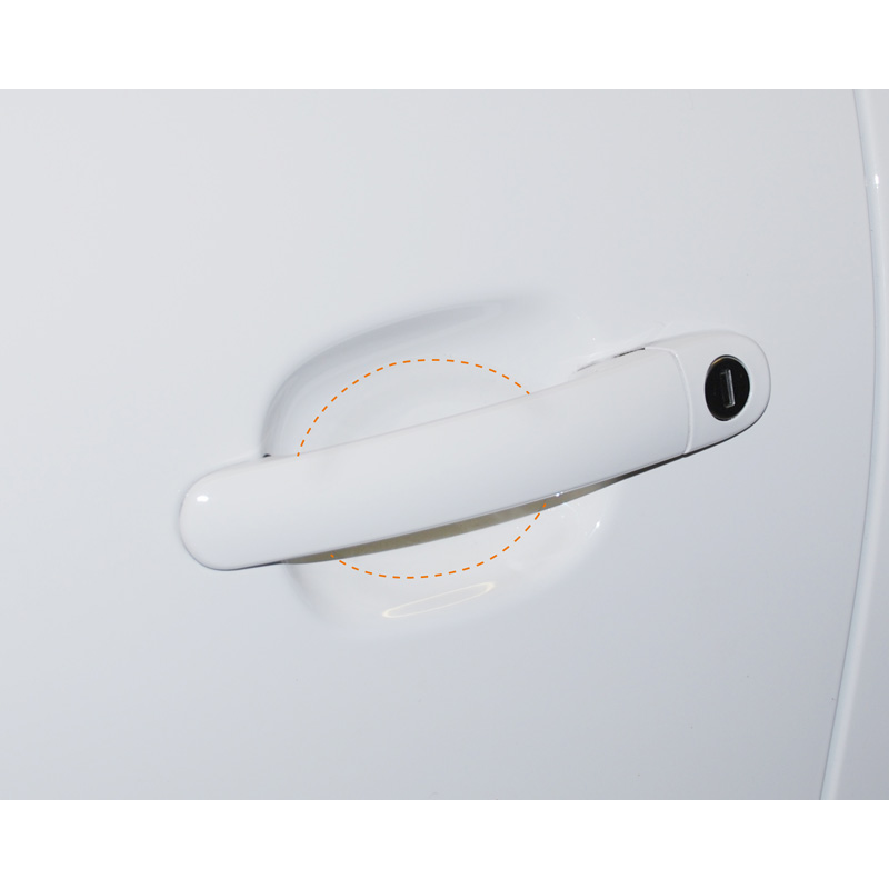 Foliatec LACK protection de peinture set poignées de portes - 4 pièces