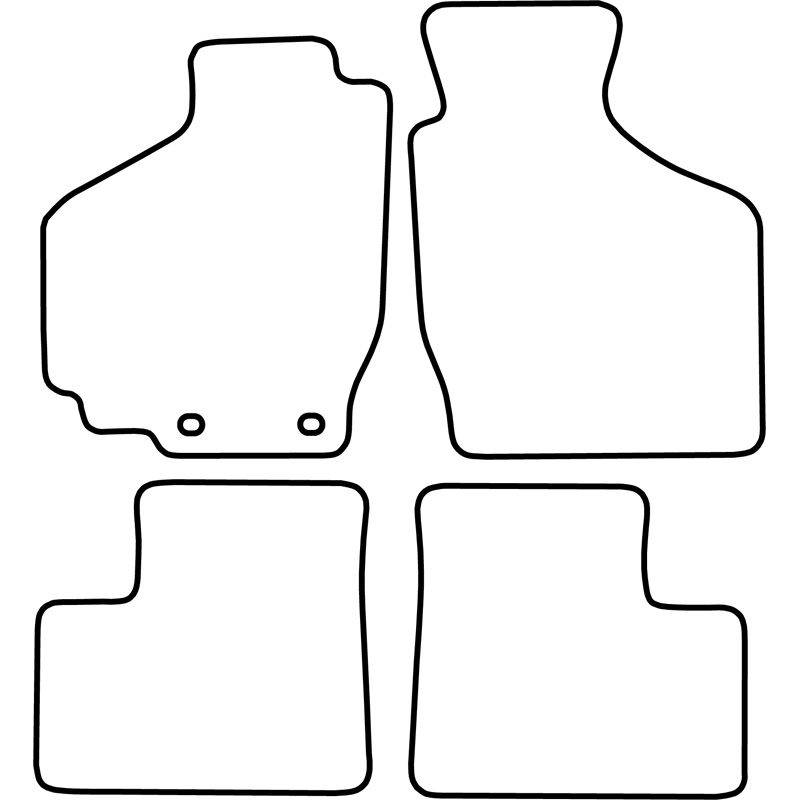 Set de tapis de sol sur mesure pour Suzuki Ignis 2001-2003