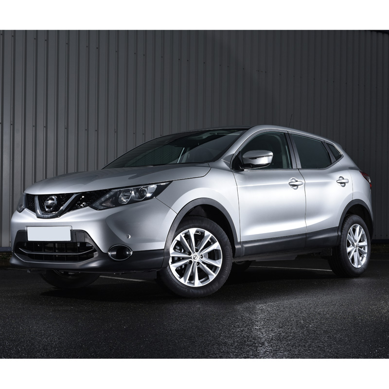 Set de Car Shades sur mesure pour Nissan Qashqai 5 portes 2014-2017 (6-pièces)