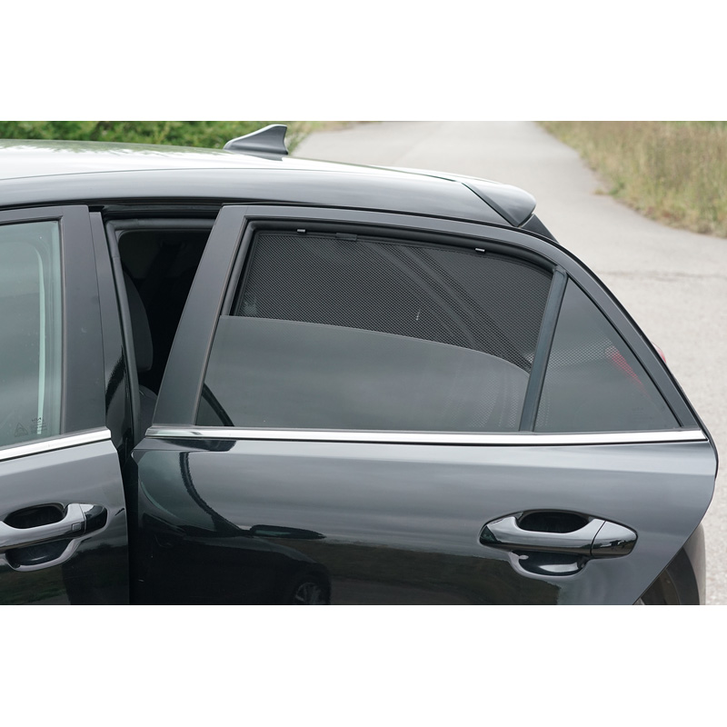 Set de Car Shades (portes arrières) sur mesure pour Kia Rio (YB) HB 5-portes 2017-2023 (2-pièces)