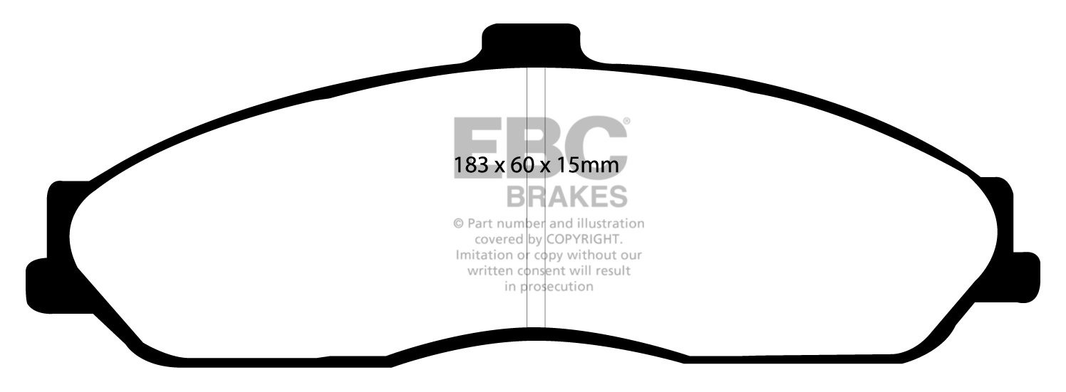 EBC Brakes VAUXHALL (OPEL) Monaro 5.7 2005-2007 Remblokken voorz
