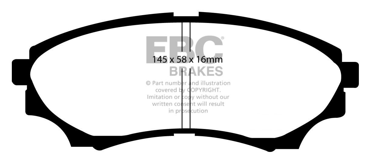 EBC Brakes MAZDA BEDRIJFSWAGEN Pick Up B2.5 D 2WD 2002-2006 Remb