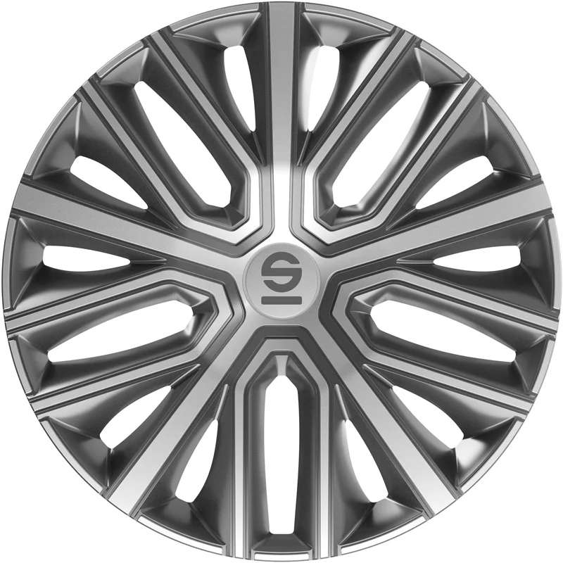 Sparco Enjoliveurs Modena - 13-pouces - Gris/Argent - Set de 4 pièces