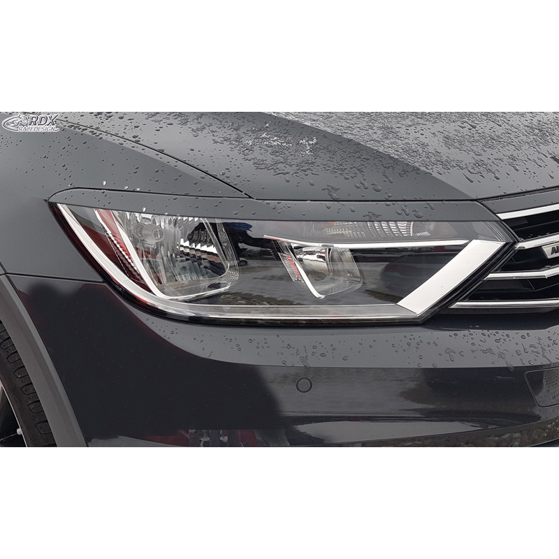 Spoilers de phares sur mesure pour Volkswagen Passat 3G B8 2014-2019 & 2019- (ABS)