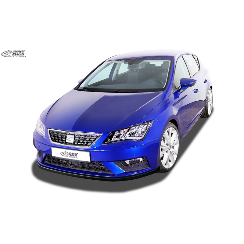 Spoiler avant sur mesure pour Seat Leon 5F SC/5-portes/ST Facelift 2017-2020 excl. FR/Cupra (ABS noir luisant)