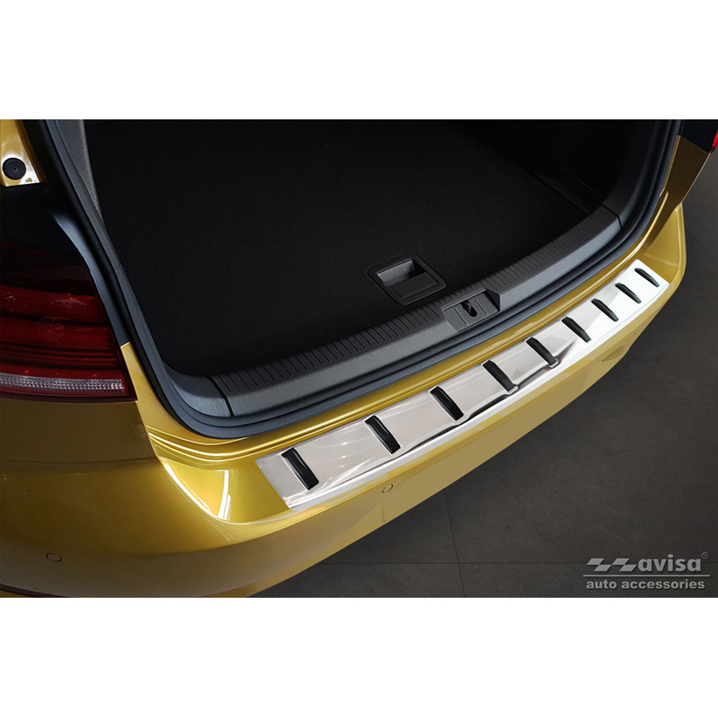 Protection de seuil arrière inox sur mesure pour Volkswagen Golf VII HB 3/5-portes 2012-2017 & Facelift 2017-2019 'STRONG EDITION'