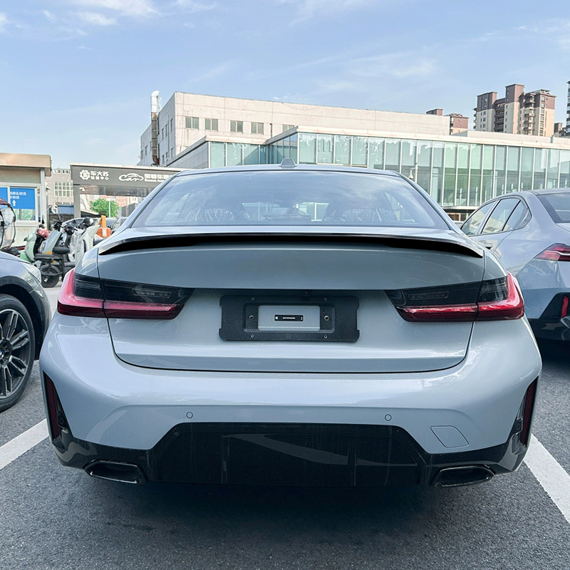 Spoiler arrière sur mesure pour BMW Série 3 G20 Sedan 2019- (ABS Noir Luisant)
