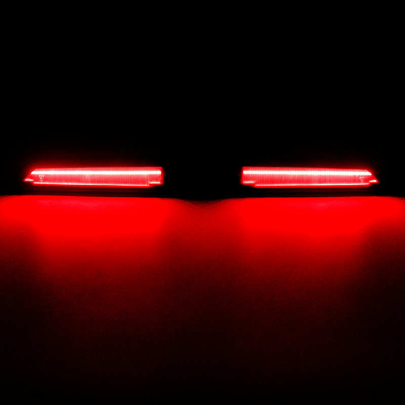 Feu stop à LED sur mesure pour Ford Transit Custom & Tourneo Custom 2012-2023 (avec portes arrières) - Fumée