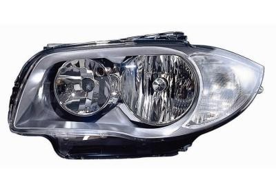 koplamp, Valeo, H7+H1, elektr verstelb, links,-03/2009 BMW 1 ser