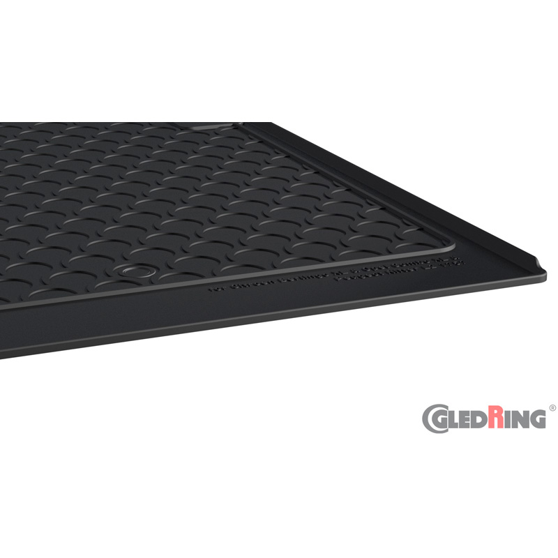 Coquille coffre-arrière Rubbasol (caoutchouc) sur mesure pour Citroën Berlingo XL & Opel Combo XL & Peugeot Rifter L2 9/2018-