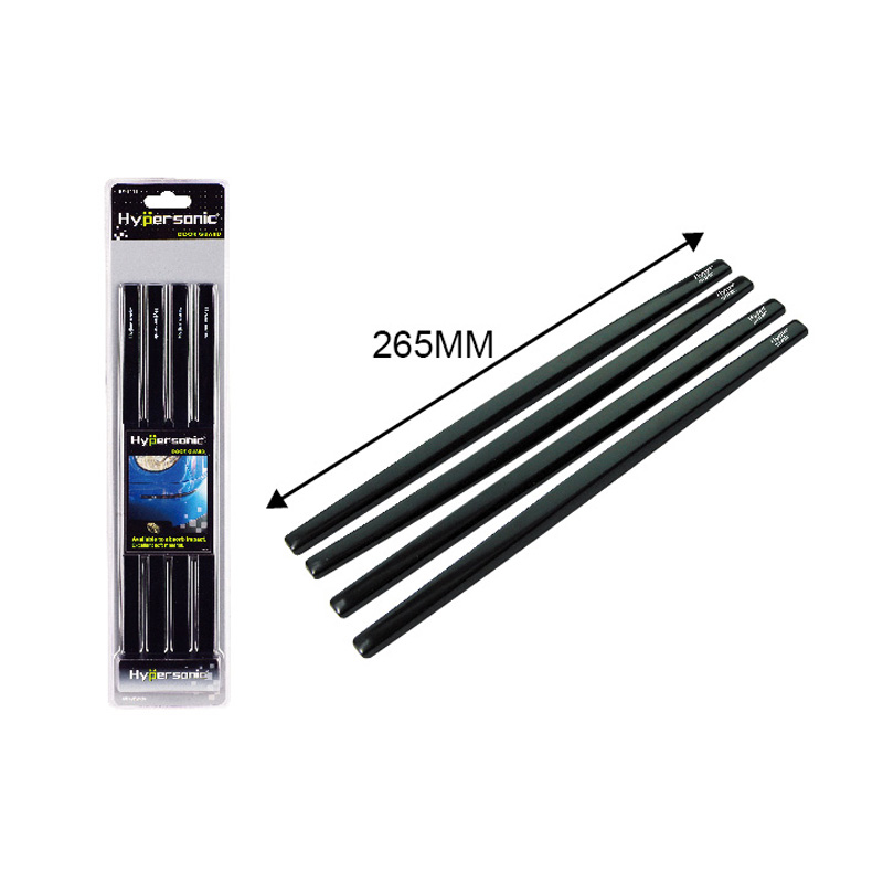 Jeu de bandes de protection de pare-chocs 265x12mm - Auto-adhésif - Jeu de 4 pièces