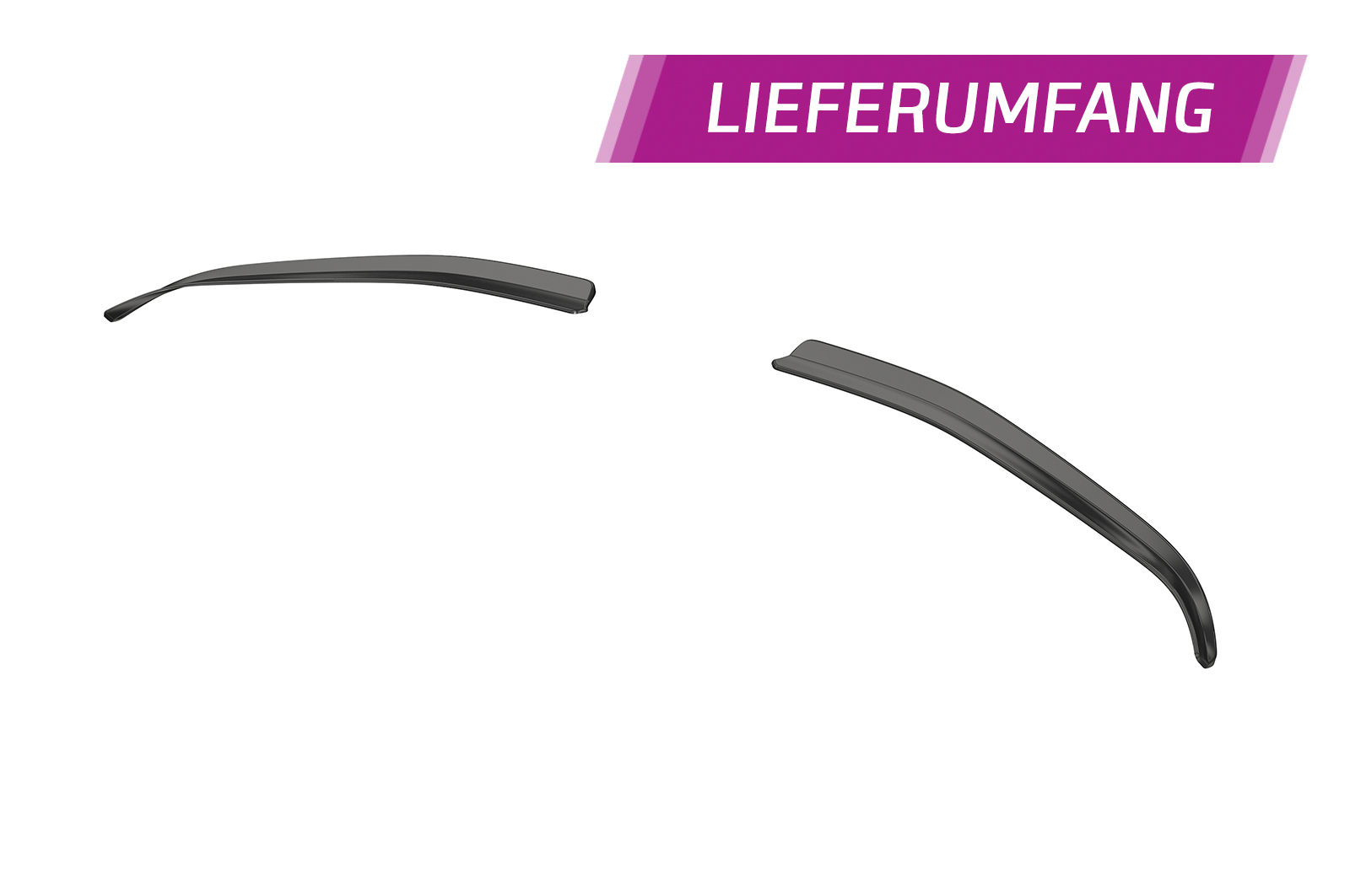Spoiler Ferrari F8 Tributo / Spider CSR Glans Zwart
