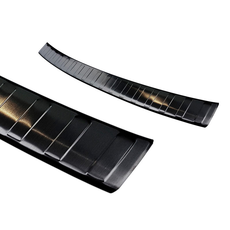 Protection de seuil arrière inox noir sur mesure pour BMW Série 3 G21 Touring Paquet M (excl. Sportline & 330e Hybrid) 2018-